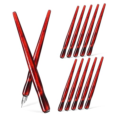 Housoutil 12 Stück Comic-Stifthalter Speedball-Stifthalter Dip-Pen-Halter Comic schreiben Bußgeld Liner Zeichnung kugelschreiber für Tauchstift Tauchstifte zum Zeichnen Dip-Pen-Tinte hölzern von Housoutil