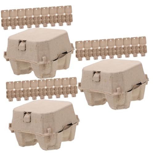 Housoutil 150 Brei-Eier-Tablett Papier Eierhalter Papierzellstoff camping zubehör Einweg-Serviertabletts große Eierkartons Großkarton für Eier Handbuch -Ei-Box Housoutil 150 Brei-Eier-Tablett Papier Eierhalter Papierzellstoff camping zubehör Einweg-Serviertabletts große Eierkartons Großkarton für Eier Handbuch -Ei-Box von Housoutil