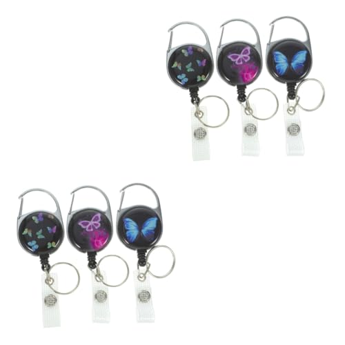 Housoutil 2 Sätze Schmetterlings-easy-pull-knopf Liebenswert Clips Schmetterlinge Schöne Tierabzeichenhalter Zauber Speziell Geformte Büroklammern Dekorative Ausweishalter Abs 3 Stücke * 2 Housoutil 2 Sätze Schmetterlings-easy-pull-knopf Liebenswert Clips Schmetterlinge Schöne Tierabzeichenhalter Zauber Speziell Geformte Büroklammern Dekorative Ausweishalter Abs 3 Stücke * 2 von Housoutil