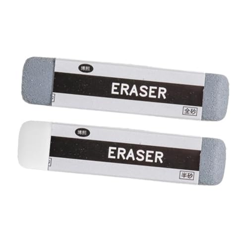 Housoutil 2 Stück Radiergummi Briefpapier für die Schulsaison Sandgummi für Tinte professionelle Zeichenvorräte Sandentferner Bleistiftspitzer stationär gefrostet Light Grey Housoutil 2 Stück Radiergummi Briefpapier für die Schulsaison Sandgummi für Tinte professionelle Zeichenvorräte Sandentferner Bleistiftspitzer stationär gefrostet Light Grey von Housoutil
