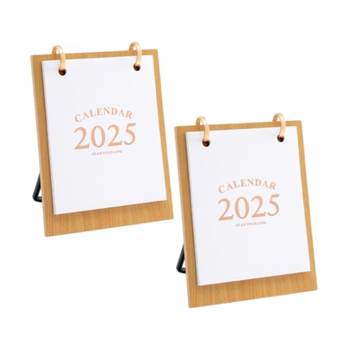 Housoutil 2 Stück Tischkalender aus Holz Tischkalender stehend Bürokalender Schreibtisch-Flip-Kalender kleiner Schreibtischkalender Tischkalender umblättern Eisen Housoutil 2 Stück Tischkalender aus Holz Tischkalender stehend Bürokalender Schreibtisch-Flip-Kalender kleiner Schreibtischkalender Tischkalender umblättern Eisen von Housoutil