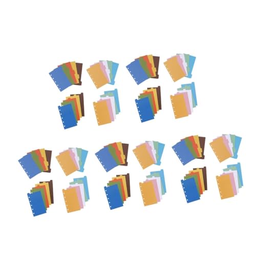 Housoutil 20 Sätze Index-Trennseite Tab für Notizbücher Separator Ordnertrenner mit Laschen in Pastelltönen Registerkarten der Klassifizierung Büroeinsätze, Trennwände Bindelaschen Papier Housoutil 20 Sätze Index-Trennseite Tab für Notizbücher Separator Ordnertrenner mit Laschen in Pastelltönen Registerkarten der Klassifizierung Büroeinsätze, Trennwände Bindelaschen Papier von Housoutil