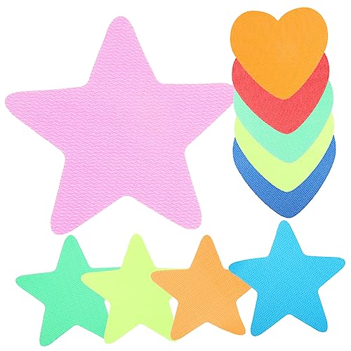 Housoutil 20 Stück Bodenkreise Punkt teppiche kinderteppich carpet Teppich Aufkleber Teppichkreise für Teppichaufkleber bunt Teppichmarkierungen Bildungsplätze Nylon von Housoutil
