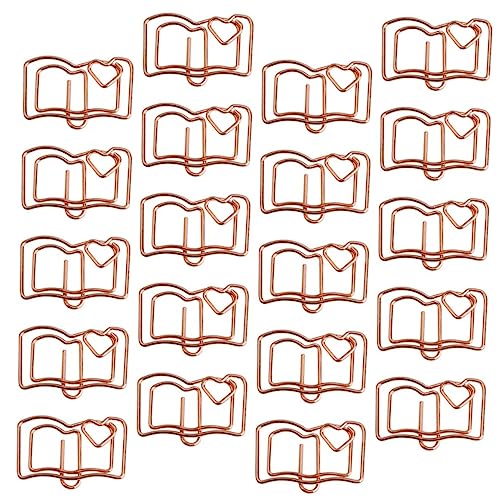 Housoutil 20 Stück Buchnotenordner Schicke Büroklammern Süße Büroklammern Memo Lesezeichen Buchförmige Klammern Hinweis Clips Süße Notizclips Geformt Rostfreier Stahl Golden Housoutil 20 Stück Buchnotenordner Schicke Büroklammern Süße Büroklammern Memo Lesezeichen Buchförmige Klammern Hinweis Clips Süße Notizclips Geformt Rostfreier Stahl Golden von Housoutil