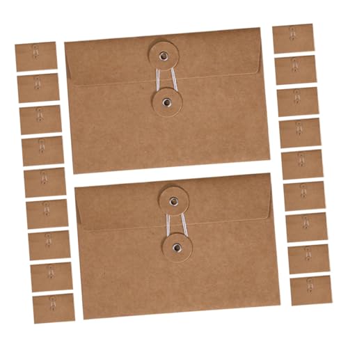 Housoutil 20 Stück Dokumentenumschlag kleine Umschläge Organisator aus Papier Begrüßungskartenumschläge Papier-Organizer-Ordner Projektordner Umschlagordner Kraftpapier Brown Housoutil 20 Stück Dokumentenumschlag kleine Umschläge Organisator aus Papier Begrüßungskartenumschläge Papier-Organizer-Ordner Projektordner Umschlagordner Kraftpapier Brown von Housoutil