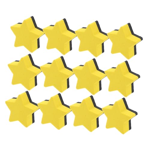 Housoutil 20 Stück Pentagramm-radiergummi Trockenradierer Für Whiteboards Trockenrotler Radiergummis Eraser Im Klassenzimmer Trocken Abwischbarer Radiergummi Gelb Filzstoff Housoutil 20 Stück Pentagramm-radiergummi Trockenradierer Für Whiteboards Trockenrotler Radiergummis Eraser Im Klassenzimmer Trocken Abwischbarer Radiergummi Gelb Filzstoff von Housoutil
