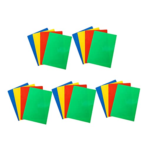 Housoutil 20 Stück Schreibblock Schulprüfungsausschuss Büro-notizblock Schule Schreibtisch-schreibunterlage Memo -pads Büro-schreibunterlagen Planke Bretter Pp Zufällige Farbe von Housoutil