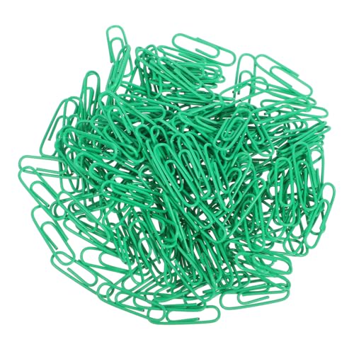 Housoutil 200 Stück Büroklammer kleine Klammern für Papier grünes Schreibtischzubehör Mini -Papierclips bunte büroartikel Papierklammern einwickeln kleine Heftklammern Plastik Housoutil 200 Stück Büroklammer kleine Klammern für Papier grünes Schreibtischzubehör Mini -Papierclips bunte büroartikel Papierklammern einwickeln kleine Heftklammern Plastik von Housoutil