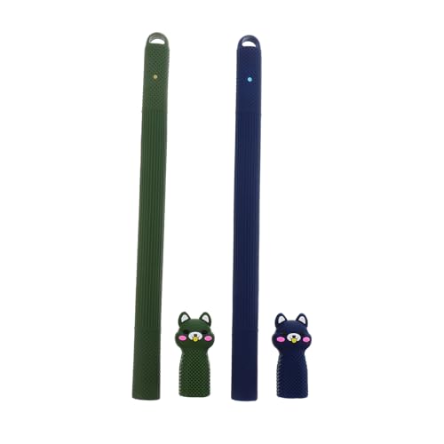 Housoutil 2St Schutzhülle der zweiten Generation sturzsichere Stifthülle Federmäppchen Hülle Stylus Pen Spitzen schreiblernbleistift Anti-Drop-Stylus-Stiftabdeckung Glatte Stiftabdeckung von Housoutil