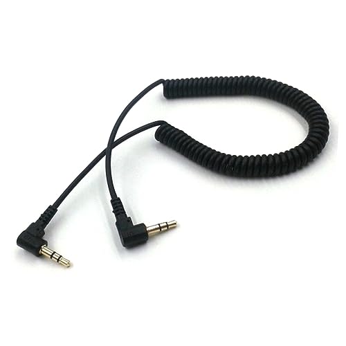 Housoutil 2Stücke Stereo Stereo Ausgangsanschlusskabel Pack Gewickeltes Kabel mit Vergoldetem für Kopfhörer Lautsprecher von Housoutil