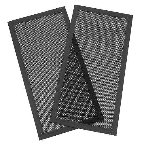 Housoutil 2st Lüfter-staubfilter Blinken Deflektor Space-kühler-Filter Lüftergitter Konditionierungsfilter Tragbar Computer-lüfterfilter Magnetstreifen Nuss Auspuff USB Conditioner PVC Black Housoutil 2st Lüfter-staubfilter Blinken Deflektor Space-kühler-Filter Lüftergitter Konditionierungsfilter Tragbar Computer-lüfterfilter Magnetstreifen Nuss Auspuff USB Conditioner PVC Black von Housoutil