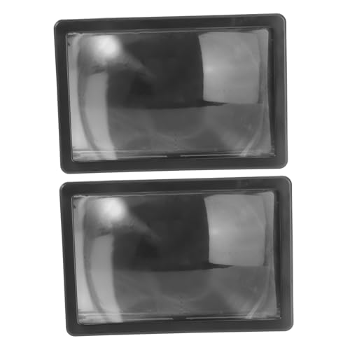 Housoutil 2 Stücke Lupe Telefon Bildschirm Verstärker 3D Optic Acryl Faltbare für Ältere von Housoutil