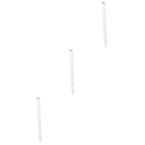 Housoutil 3 STK Stylus-Hülle stifteschale stifttaschenlampe Hülle aus Silikon Stylus Stiftkappe Stylus-Stifthülle Schutzhülle für Touchpen Karotte Silikonhülle Mäppchen Stift berühren Weiß von Housoutil