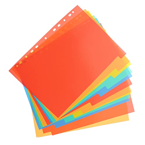 Housoutil 3 Sätze A4-Registerteiler Ordnerteiler mit Laschen Ordnertrenner Laschen für Ordner farbig Index Ordnerseiten Registerkarten der Teiler für das Amt Dateitrenner mit Tabulatoren PVC Housoutil 3 Sätze A4-Registerteiler Ordnerteiler mit Laschen Ordnertrenner Laschen für Ordner farbig Index Ordnerseiten Registerkarten der Teiler für das Amt Dateitrenner mit Tabulatoren PVC von Housoutil