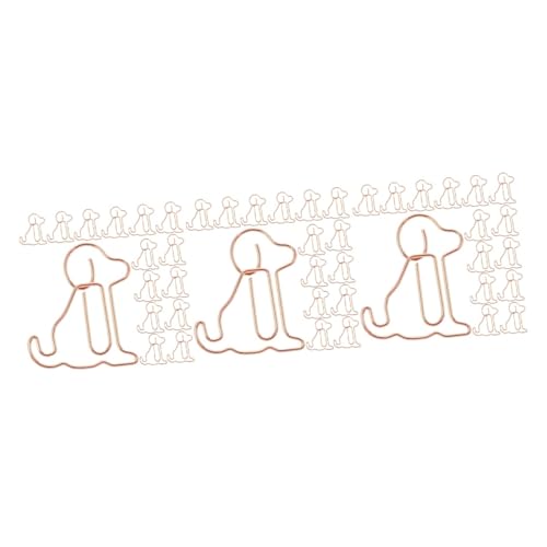 Housoutil 3 Sätze Rose Gold Welpenpapierklammer Cartoon-papierklammer Büroklammern Süß Süße Büroklammern Büroklammer Befestigen Büroklammer Für Die Schule Metall Roségold 50 Stück * 3 Housoutil 3 Sätze Rose Gold Welpenpapierklammer Cartoon-papierklammer Büroklammern Süß Süße Büroklammern Büroklammer Befestigen Büroklammer Für Die Schule Metall Roségold 50 Stück * 3 von Housoutil