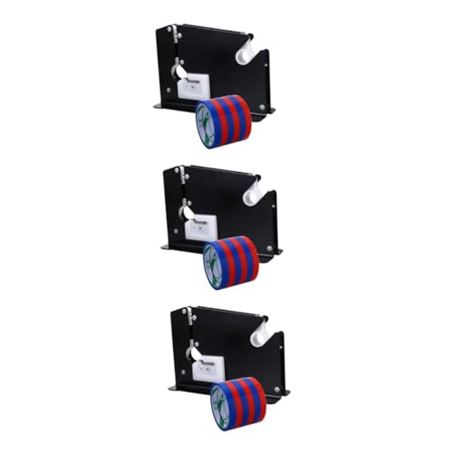 Housoutil 3 Stück Bandschneider Heavy-Duty-Taschenkonus Spender für Halsdichtband Stahlbeutelkegel mit Trimmer Bandspender Zufällige Farbe Housoutil 3 Stück Bandschneider Heavy-Duty-Taschenkonus Spender für Halsdichtband Stahlbeutelkegel mit Trimmer Bandspender Zufällige Farbe von Housoutil