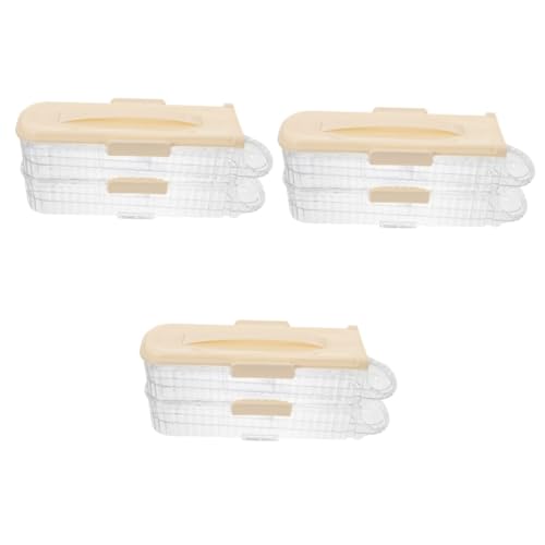 Housoutil 3 Stück Eier Aufbewahrungsbox Eierhalter Eierregal Eierrollbehälter Eierlöcher Tabletts Rollender Eierspender Eierkisten Eier Organizer Wiederverwendbar Housoutil 3 Stück Eier Aufbewahrungsbox Eierhalter Eierregal Eierrollbehälter Eierlöcher Tabletts Rollender Eierspender Eierkisten Eier Organizer Wiederverwendbar von Housoutil