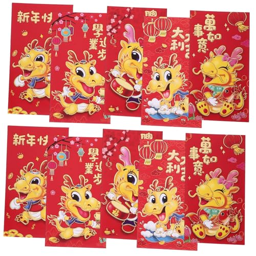 Housoutil 30 Stück rote Umschlagtasche Dekorationen lang Einladung für Karikatur chinese new year chinesisch neujahr briefumschläge Glücksgeldumschläge 2024 zum Frühlingsfest Papier Housoutil 30 Stück rote Umschlagtasche Dekorationen lang Einladung für Karikatur chinese new year chinesisch neujahr briefumschläge Glücksgeldumschläge 2024 zum Frühlingsfest Papier von Housoutil