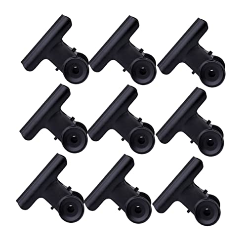 Housoutil 30Stücke Metall Binder Clips Schwarz Robuste Büroklammern für Dokumente für Büro Zuhause und Kreative Projekte Korrosionsbeständig Starke Haltekraft Vielseitig von Housoutil