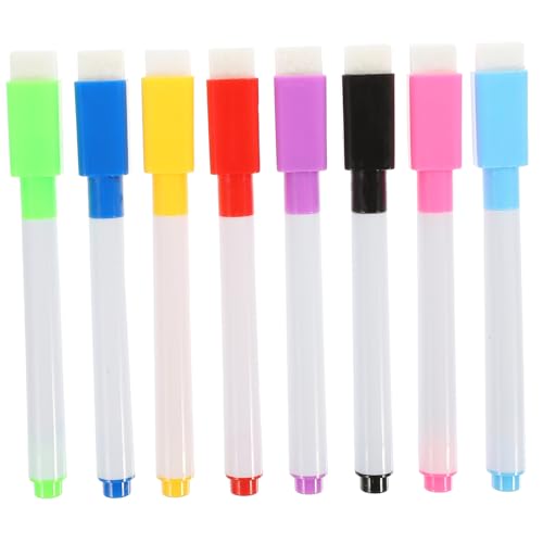 Housoutil 32 Stück Whiteboard Stifte Trocken Abwischbare Marker Whiteboard Stifte Expo Marker Trocken Abwischbar Löschbarer Radiergummi Board Stift Trocken Abwischbarer Stift von Housoutil