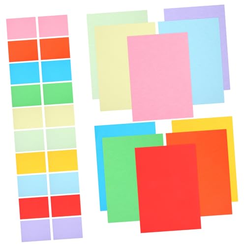 Housoutil 3Er-Packungen Farbkopierpapier DIY farbiges Papier hartes Papier leeres Blatt farbiges Kopierpapier japanisches Papier Druckerpapier aus Karton Poster Papier von Housoutil