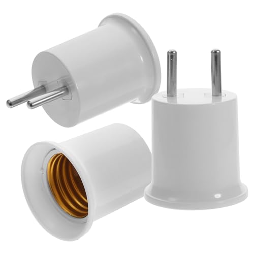 Housoutil 3St Bulbhead Light Converter zu E27 auf 2 Pin Lampenfassung E27 Ersatzfassung Lampenfassung mit Glühbirnenhalter für Vintage Glühbirne für Mobile Küchenlampe/Garagenlampe Housoutil 3St Bulbhead Light Converter zu E27 auf 2 Pin Lampenfassung E27 Ersatzfassung Lampenfassung mit Glühbirnenhalter für Vintage Glühbirne für Mobile Küchenlampe/Garagenlampe von Housoutil