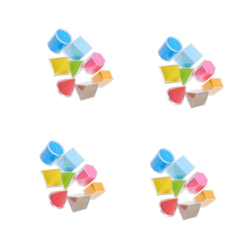 Housoutil 4 Sätze Geometrische Modellunterrichtshilfen geometrisches Modell lehrreich Lehrmathematische Manipulationen Lernwerkzeuge für Mathe-Manipulativ-Kindergarten Plastik Housoutil 4 Sätze Geometrische Modellunterrichtshilfen geometrisches Modell lehrreich Lehrmathematische Manipulationen Lernwerkzeuge für Mathe-Manipulativ-Kindergarten Plastik von Housoutil