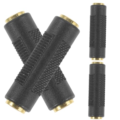 Housoutil Audio-Adapter-Set 4-TLG. 3 5-mm-buchse auf Buchse Stereo-Adapter für Mikrofon und Kopfhörer Housoutil Audio-Adapter-Set 4-TLG. 3 5-mm-buchse auf Buchse Stereo-Adapter für Mikrofon und Kopfhörer von Housoutil