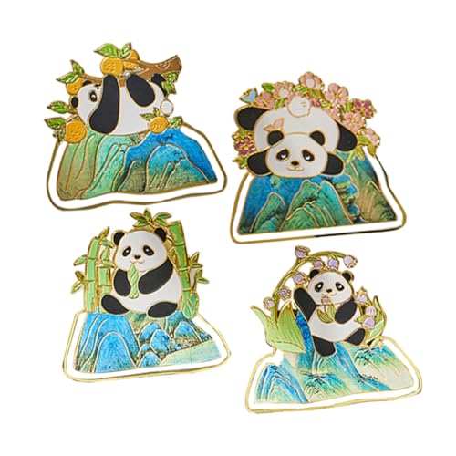 Housoutil 4 Stück Panda-Lesezeichen Panda Lesezeichen tierische Lesezeichen DIY-Tag Lesezubehör Niedliche Buchmarker Panda-Briefpapier Retro -Lesezeichen Lesezeichen lesen Metall Housoutil 4 Stück Panda-Lesezeichen Panda Lesezeichen tierische Lesezeichen DIY-Tag Lesezubehör Niedliche Buchmarker Panda-Briefpapier Retro -Lesezeichen Lesezeichen lesen Metall von Housoutil
