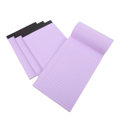 Housoutil 4 Teiliger Notizblock Aus Papier Zum Abreißen Fürs Büro Dickes Spiralnotizbuch Breit Liniert Tagebuch Rosa Notizblock Für Studenten Multipack Notizbücher Spiralbindung von Housoutil