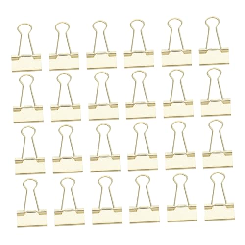 Housoutil 48 Stück goldfarbener Metallclip Papierklammern süße Bindeklammern Büroklammern und Heftklammern farbige Heftklammern Binderclip Papierverschlüsse Eisen Golden Housoutil 48 Stück goldfarbener Metallclip Papierklammern süße Bindeklammern Büroklammern und Heftklammern farbige Heftklammern Binderclip Papierverschlüsse Eisen Golden von Housoutil