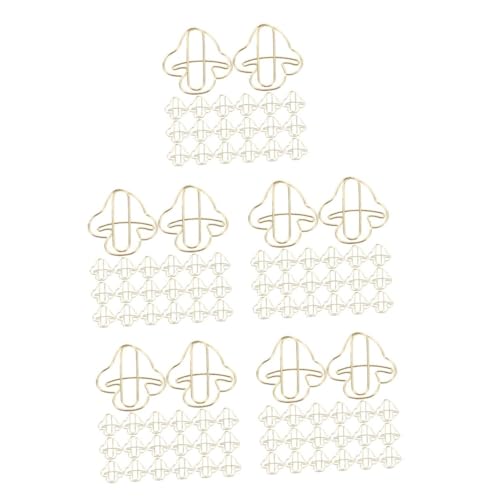 Housoutil 5 Sätze Goldene Büroklammer Süße Büroklammern Pilzklammern Pilz-schreibtischzubehör Clips Pilz-bürobedarf Büroklammern Und Heftklammern Papierclip Eisen 20 Stück * 5 Housoutil 5 Sätze Goldene Büroklammer Süße Büroklammern Pilzklammern Pilz-schreibtischzubehör Clips Pilz-bürobedarf Büroklammern Und Heftklammern Papierclip Eisen 20 Stück * 5 von Housoutil