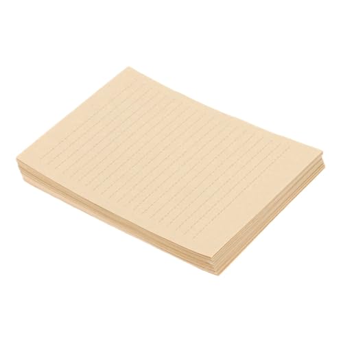 Housoutil 50 Blatt Vintage-Briefpapier aus Kraftpapier Vintage Briefpapier Vintage -Papier Kindergarten-Schreibpapier mit Linien liniertes Schreibpapier für Brief aus Papier Hellbraun Housoutil 50 Blatt Vintage-Briefpapier aus Kraftpapier Vintage Briefpapier Vintage -Papier Kindergarten-Schreibpapier mit Linien liniertes Schreibpapier für Brief aus Papier Hellbraun von Housoutil