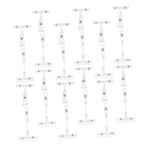 Housoutil 50 Stück Werbeclip Supermarkt-etikettenclips Supermarkt-preisclips Doppelseitige Schilderklammern Drehbare Warenclips Preisständer Preisschilder Plastikschild Clips Abs Transparent Housoutil 50 Stück Werbeclip Supermarkt-etikettenclips Supermarkt-preisclips Doppelseitige Schilderklammern Drehbare Warenclips Preisständer Preisschilder Plastikschild Clips Abs Transparent von Housoutil