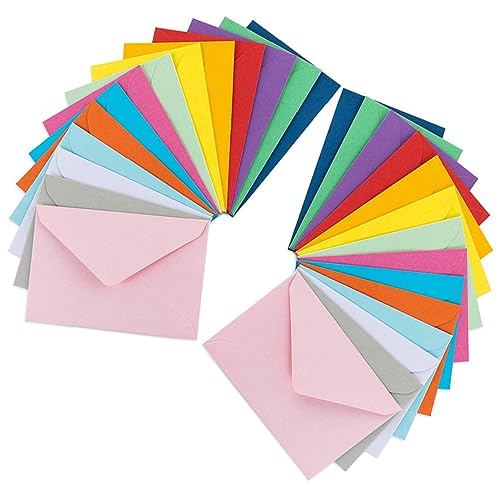 Housoutil 50 Stück farbige kleine Umschläge schmucklos Einladungen Herstellung alle Mailer Post aufbewahrungssack karten halter Segenskartenumschlag Umschlag für Briefpapier Farbiger Karton Housoutil 50 Stück farbige kleine Umschläge schmucklos Einladungen Herstellung alle Mailer Post aufbewahrungssack karten halter Segenskartenumschlag Umschlag für Briefpapier Farbiger Karton von Housoutil