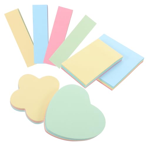 Housoutil 500 Stück Haftnotiz Notizblock notizzettel Selbstklebende Memo-Sticker Klebezettel-Set Klebeband bunt groß Klebe-Power-Notizblöcke Memo-Aufkleber für den täglichen Gebrauch Papier Housoutil 500 Stück Haftnotiz Notizblock notizzettel Selbstklebende Memo-Sticker Klebezettel-Set Klebeband bunt groß Klebe-Power-Notizblöcke Memo-Aufkleber für den täglichen Gebrauch Papier von Housoutil