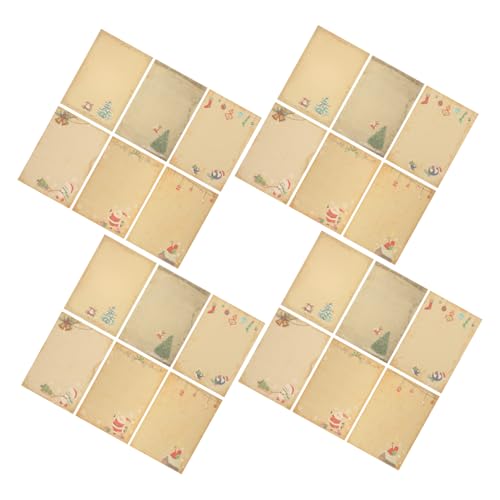 Housoutil 60 Stück Vintage Briefpapier Weihnachtsnotizen Weihnachtskrake Weihnachten weihnachtsbriefpapier Sammelalbum tragbare Papiere umweltfreundliche Papiere Kraftpapiere Housoutil 60 Stück Vintage Briefpapier Weihnachtsnotizen Weihnachtskrake Weihnachten weihnachtsbriefpapier Sammelalbum tragbare Papiere umweltfreundliche Papiere Kraftpapiere von Housoutil