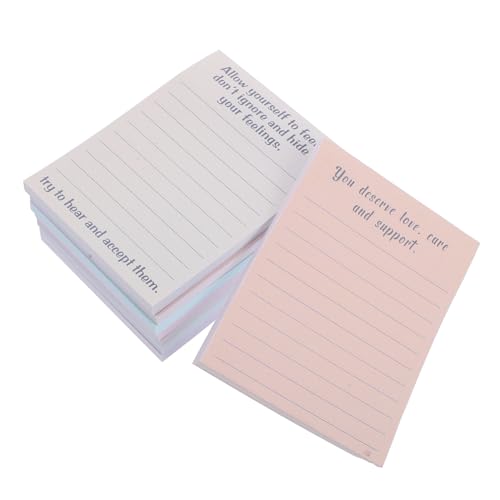Housoutil 8 Haftnotiz Manager liefert Retro-Bürobedarf süße Notizblöcke Japanische Schreibwaren Retro-Notizbuch Lustige Notizblöcke für die Arbeit lustiger notizblock Papier von Housoutil