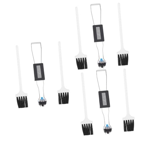 Housoutil 9 STK Tastatur Bürste Zum Entfernen Der Tasten Kappe Mikrofaser Tastatur-reinigungsbürste Elektronische Werkzeuge Küche Malen Tür Kunststoff Antistatisch Schalter von Housoutil