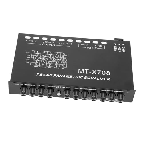 Housoutil Auto-Equalizer Autos Audioprozessor Parametrischer Equalizer Digitaler Signalprozessor Equalizer Für Audiokomponenten Audio-Controller Audio-Equalizer Stereo-Equalizer Metall Black Housoutil Auto-Equalizer Autos Audioprozessor Parametrischer Equalizer Digitaler Signalprozessor Equalizer Für Audiokomponenten Audio-Controller Audio-Equalizer Stereo-Equalizer Metall Black von Housoutil