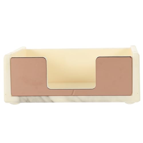 Housoutil Box Notizbox Notizblock Spender Selbstklebender Notizblockhalter Niedlicher Notizhalter Büronotizen Schreibtischhalter Für Notizblöcke Notizpapierhalter Klebrige Papierhülle von Housoutil