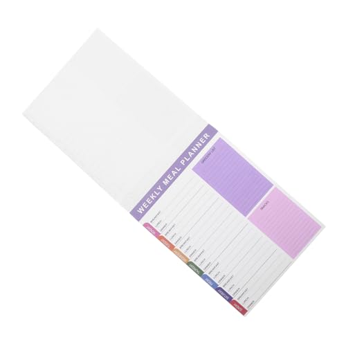 Housoutil Checkliste Notizblock Wöchentliche Speiseplaner Notebook Rosa Tischkalender Fitnessplaner Kühlschrank-einkaufslisten-magnet Gewohnheitsverfolger Wonne Machen Papier von Housoutil