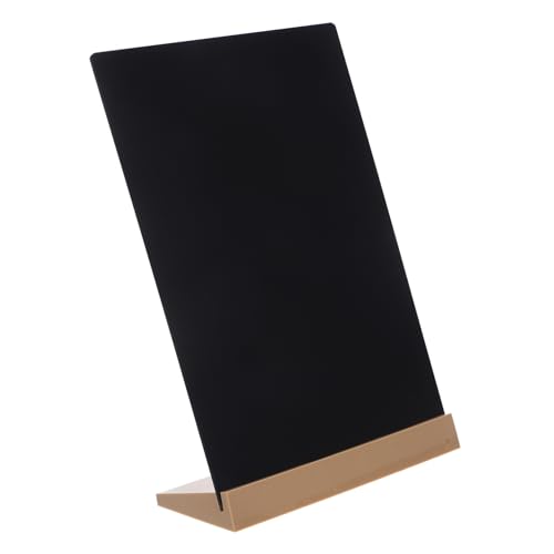Housoutil Desktop Blackboard Schreiben Planke Kreide Schreibtisch Message Board Mini-tafeln Tafelzeichen Mini-tafelschilder Für Lebensmittel Whiteboard Filzbrett Klein Tischschild Tafel Abs von Housoutil