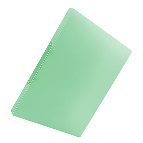 Housoutil Desktop-Datei-Organizer Aktenhalter Blau Schreibwaren Papierkram-Ordner Unterlagen schreibtafel buchstabentafel gestängetasche tragbarer Dateiordner Klemmbinder Plastik Light Green von Housoutil