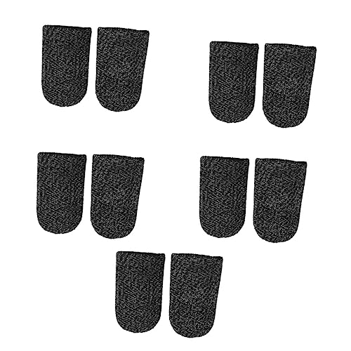 Housoutil Gaming-daumenhülle 10er-set Atmungsaktive Hüllen Für Handy Spiel Gamer-daumen Schwarz Bequem Housoutil Gaming-daumenhülle 10er-set Atmungsaktive Hüllen Für Handy Spiel Gamer-daumen Schwarz Bequem von Housoutil