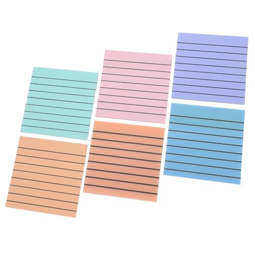 Housoutil Haftnotiz Memo-Sticker selbstklebende Notizblöcke Schreiben von Pads Schulklebestreifen praktische Notizblöcke selbstklebende Memo-Aufkleber Papier von Housoutil