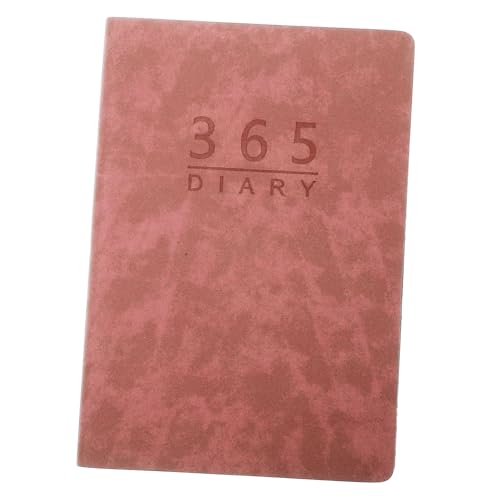 Housoutil Kalenderbuch Kalenderplaner Notizbuch 2024 Notizbücher Notizbuchplaner 2024 Notizblock 2024 Zeitplaner Arbeitsheft Agendaplaner 2024 Terminkalender 2024 Jahresnotizbuch Rosa Papier von Housoutil