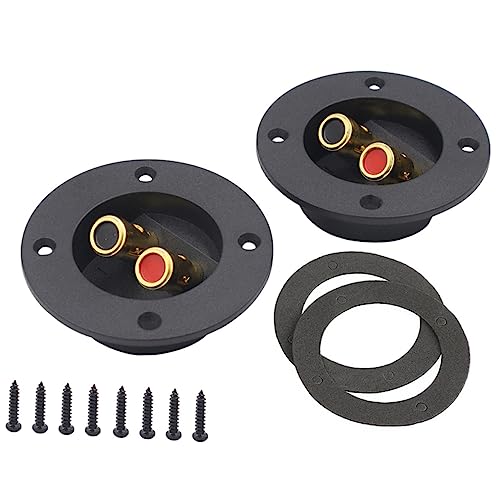 Housoutil Lautsprecheranschluss 3 Zoll Boxspring Subwoofer Terminal Lautsprecherstecker Vergoldete Lautsprecheranschlüsse Für Autoradio Housoutil Lautsprecheranschluss 3 Zoll Boxspring Subwoofer Terminal Lautsprecherstecker Vergoldete Lautsprecheranschlüsse Für Autoradio von Housoutil