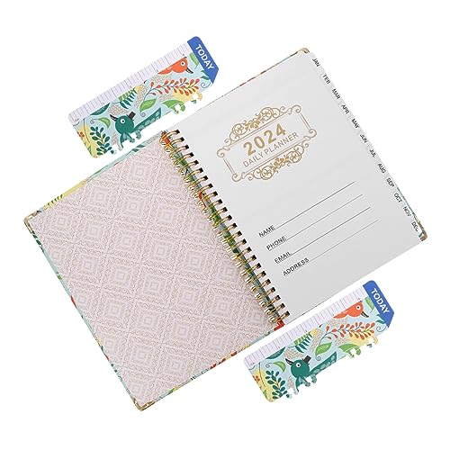 Housoutil Notizbuch Unterlage Wochenplaner Notizblock täglich Liste Tagesplaner Zeitplan Studienplanblock Wochenplan-Pad Terminkalender Studienplaner Datum Notizblock Papier von Housoutil