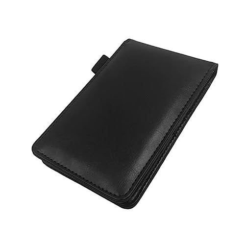 Housoutil Notizbuch schreibutensilien bürogadges notizblöcke notebooke übungsheft Arbeitsheft Zeitplan Planung Notizblock Notizbilder für Konferenz-Notizblock Tagebuch schreiben Pu Black von Housoutil
